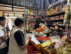 Dua Pasar di Kabupaten Badung Didatangi Satgas Pangan Ditreskrimsus Polda Bali