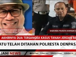 Akhirnya Dua Tersangka Kasus Tanah Jeroan Belong, Satu Telah Ditahan Polresta Denpasar