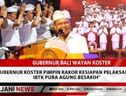 Gubernur Koster Pimpin Rakor Kesiapan Pelaksanaan IBTK Pura Agung Besakih
