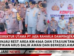 Direktur Utama PT Jasa Raharja Dampingi Kapolri Meninjau Rest Area KM 456A dan Stasiun Tawang, Pastikan Arus Balik Aman dan Berkeselamatan