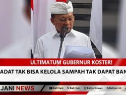 Ultimatum Gubernur Koster! Desa Adat Tak Bisa Kelola Sampah Tak Dapat Bantuan