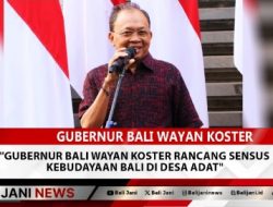 Gubernur Bali Wayan Koster Rancang Sensus Kebudayaan Bali di Desa Adat