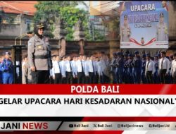 Polda Bali Gelar Upacara Hari Kesadaran Nasional