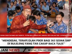 Mendesak, Terapi Olah Pikir Bagi 363 Siswa SMP di Buleleng Yang Tak Cakap Baca Tulis