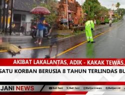 Akibat Lakalantas, Adik – Kakak Tewas,  Satu Korban Berusia 8 Tahun Terlindas Bus