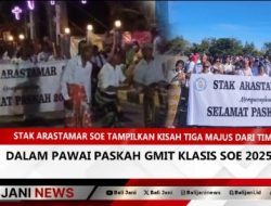 STAK Arastamar SoE Tampilkan Kisah Tiga Majus dari Timur dalam Pawai Paskah GMIT Klasis SoE 2025