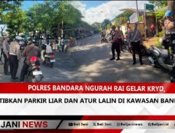 Polres Bandara Ngurah Rai Gelar KRYD, Tertibkan Parkir Liar dan Atur Lalin di Kawasan Bandara