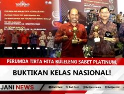 Perumda Tirta Hita Buleleng Sabet Platinum, Buktikan Kelas Nasional!
