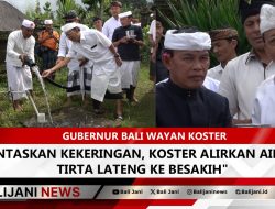Tuntaskan Kekeringan, Koster Alirkan Air Suci Tirta Lateng ke Besakih