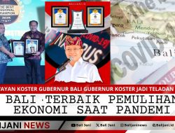 Gubernur Koster Jadi Teladan Nasional, Bali Terbaik Pemulihan Ekonomi Saat Pandemi