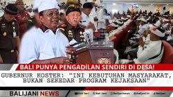Gubernur Bali Wayan Koster meresmikan Bale Kertha Adhyaksa bersama Kajati Bali dan Bupati Karangasem
