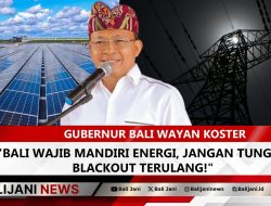 Bali Wajib Mandiri Energi, Jangan Tunggu Blackout Terulang!