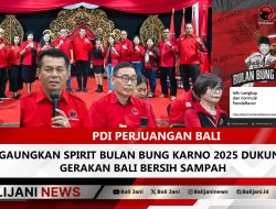 PDI Perjuangan Bali Gaungkan Spirit Bulan Bung Karno 2025 Dukung Gerakan Bali Bersih Sampah