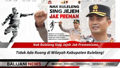Kapolres Buleleng AKBP Ida Bagus Widwan Sutadi memberikan pernyataan tegas terkait pemberantasan premanisme di wilayah Buleleng, 21 Mei 2025