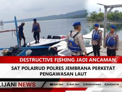 Destructive Fishing Jadi Ancaman, Sat Polairud Polres Jembrana Perketat Pengawasan Laut