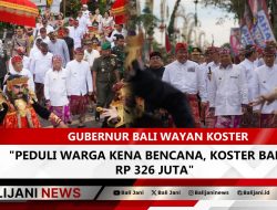 Peduli Warga Kena Bencana, Koster Bantu Rp 326 Juta