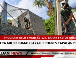Program RTLH TMMD ke-124, Bapak I Ketut Buktiasa Segera Miliki Rumah Layak, Progres Capai 46 Persen
