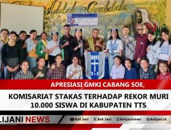 Apresiasi GMKI Cabang SoE, Komisariat STAKAS terhadap Rekor MURI 10.000 Siswa di Kabupaten TTS