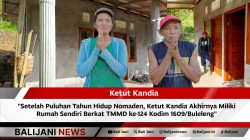 Setelah Puluhan Tahun Hidup Nomaden, Ketut Kandia Akhirnya Miliki Rumah Sendiri Berkat TMMD ke-124 Kodim 1609/Buleleng