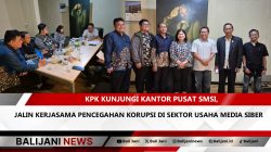 KPK Kunjungi Kantor Pusat SMSI, Jalin Kerjasama Pencegahan Korupsi di sektor usaha Media Siber