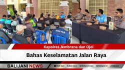 Kapolres Jembrana dan Ojol Bahas Keselamatan Jalan Raya