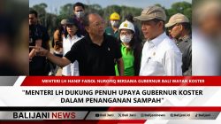 Menteri LH Dukung Penuh Upaya Gubernur Koster dalam Penanganan Sampah”