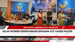 DPD Partai NasDem Kota Denpasar Gelar Momen Kebersamaan Bersama Elit Kader Politik