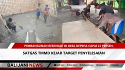 Pembangunan Resevoar di Desa Depeha Capai 21 Persen, Satgas TMMD Kejar Target Penyelesaian
