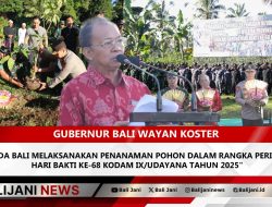 Kapolda Bali Melaksanakan Penanaman Pohon dalam Rangka Peringatan Hari Bakti ke-68 Kodam IX/Udayana Tahun 2025