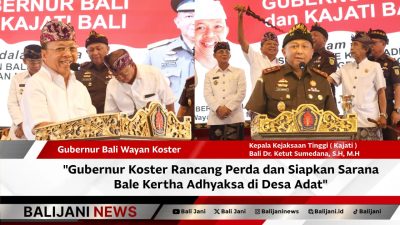Gubernur Wayan Koster dan Kajati Ketut Sumedana resmikan Bale Kertha Adhyaksa di Klungkung