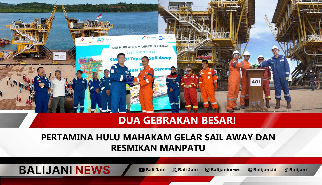Seremoni Sail Away platform WPN5 dan WPN6 oleh Pertamina Hulu Mahakam di Tanjung Pinang