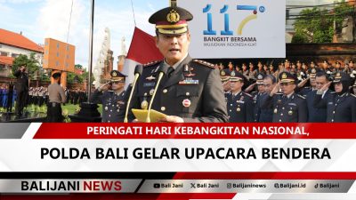 Upacara Bendera Hari Kebangkitan Nasional 2025 di Mapolda Bali