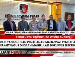 Polri Tangguhkan Penahanan Mahasiswi Pemilik Akun X Terkait Kasus Dugaan Manipulasi Dokumen Elektronik