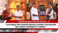 Luar Biasa Dua Konjen Negara Sahabat Puji Koster: Bali Aman, Pariwisata Tumbuh