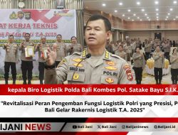 Revitalisasi Peran Pengemban Fungsi Logistik Polri yang Presisi, Polda Bali Gelar Rakernis Logistik T.A. 2025
