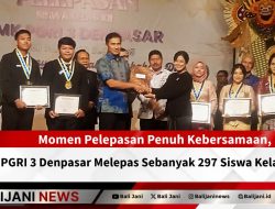 Momen Pelepasan Penuh Kebersamaan, SMK PGRI 3 Denpasar Melepas Sebanyak 297 Siswa Kelas XII