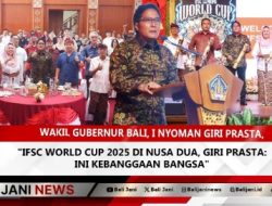 IFSC World Cup 2025 di Nusa Dua, Giri Prasta: Ini Kebanggaan Bangsa
