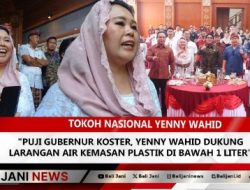 Puji Gubernur Koster, Yenny Wahid Dukung Larangan Air Kemasan Plastik di Bawah 1 Liter