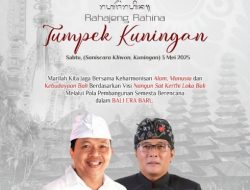 Pemerintah Provinsi Bali Ajak Warga Maknai Tumpek Kuningan Sebagai Momentum Menjaga Keharmonisan