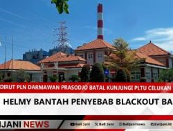 Dirut PLN Darmawan Prasodjo Batal Kunjungi PLTU Celukan Bawang, Helmy Bantah Penyebab Blackout Bali