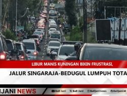 Libur Manis Kuningan Bikin Frustrasi, Jalur Singaraja-Bedugul Lumpuh Total
