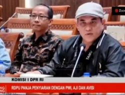 Ketua PWI Pusat Zulmansyah Kritik Revisi UU Penyiaran dalam RDPU DPR
