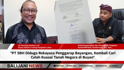 Warga Buyan Buleleng menolak klaim penggarap bayangan PT SBH dalam sengketa tanah negara