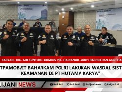 Ditpamobvit Baharkam Polri Lakukan Wasdal Sistem Keamanan di PT Hutama Karya