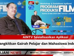 AINTV Sosialisasikan Aplikasi Bangkitkan Gairah Pelajar dan Mahasiswa Indonesia