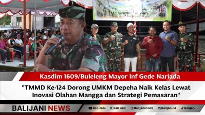 Penyuluhan TMMD Ke-124 Dorong UMKM Depeha Naik Kelas lewat olahan mangga