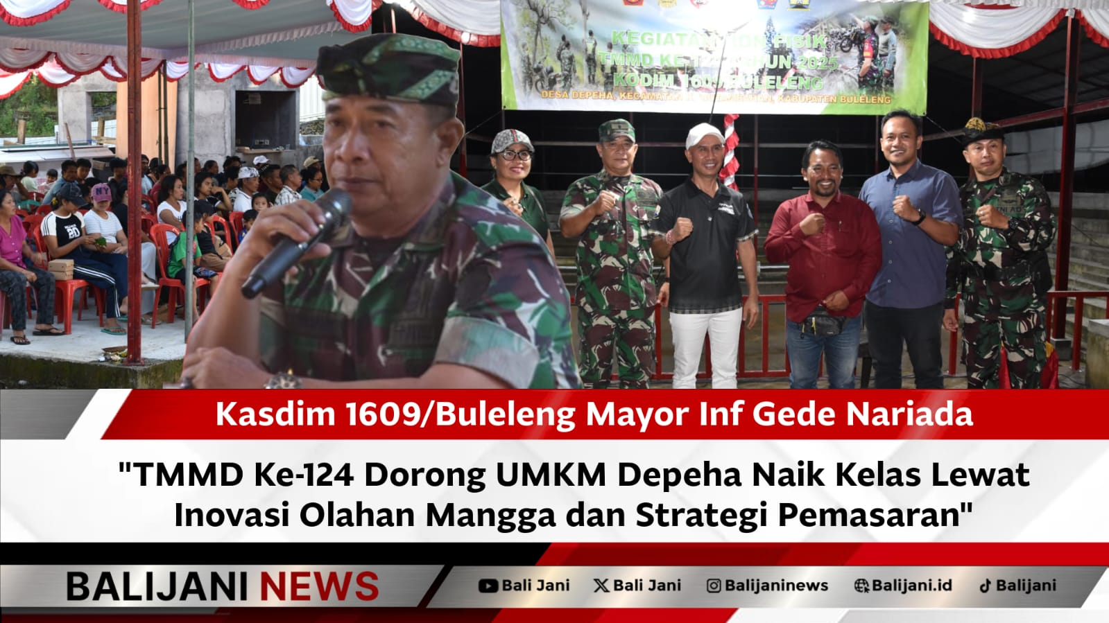 Penyuluhan TMMD Ke-124 Dorong UMKM Depeha Naik Kelas lewat olahan mangga