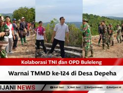 Kolaborasi TNI dan OPD Buleleng Warnai TMMD ke-124 di Desa Depeha