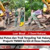 Luar Biasa …!! Demi Rakyat, Rantai Putus dan Truk Terguling Tak Halangi Tekad Prajurit TMMD ke-124 di Desa Depeha