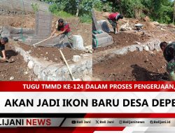 Tugu TMMD ke-124 dalam Proses Pengerjaan, Akan Jadi Ikon Baru Desa Depeha